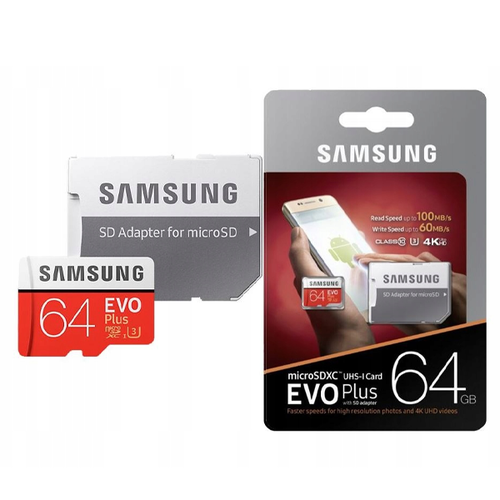 Карта памяти samsung 64gb evo plus