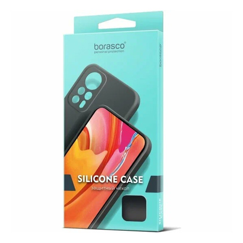 Накладка силиконовая BoraSCO Silicone Case Samsung S24+ Black фото 