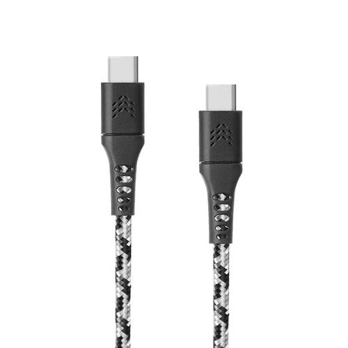 USB кабель Rocket Contact USB-C -Type-C 1м Black-White (RDC513BW01CT-CС) фото 